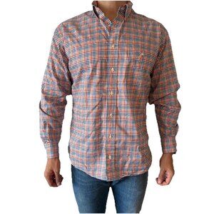 Cotton Brothers Plaid Shirt Men’s Size L Cotton Bros Preppy Country Club Classic